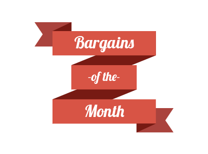 Bargains of the Month Ribbon Banner